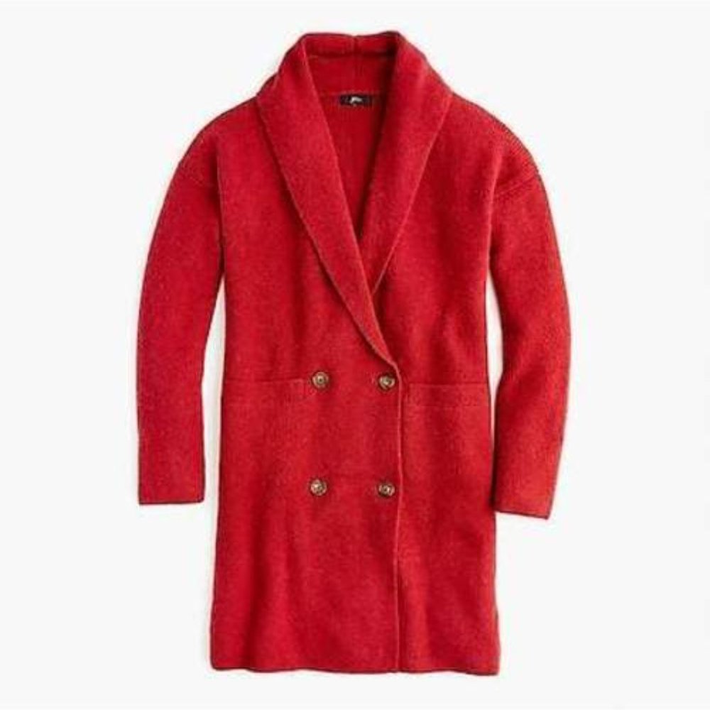 J. Crew Double Breasted Cardigan Coat